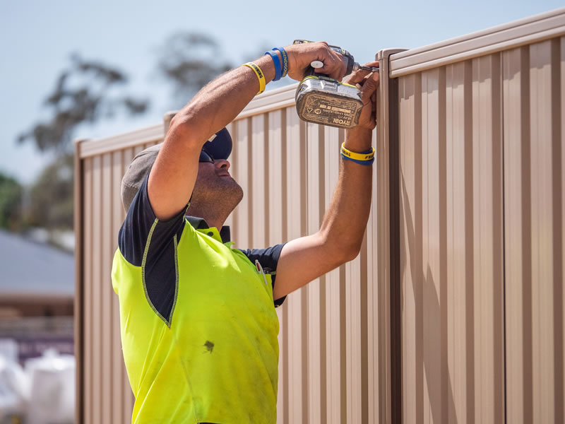 tradies health month fence