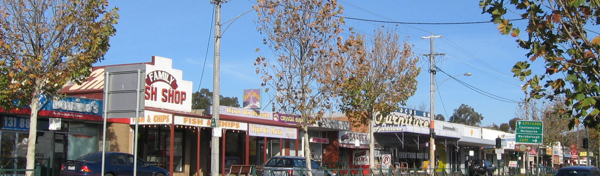 kangaroo flat main shopping strip